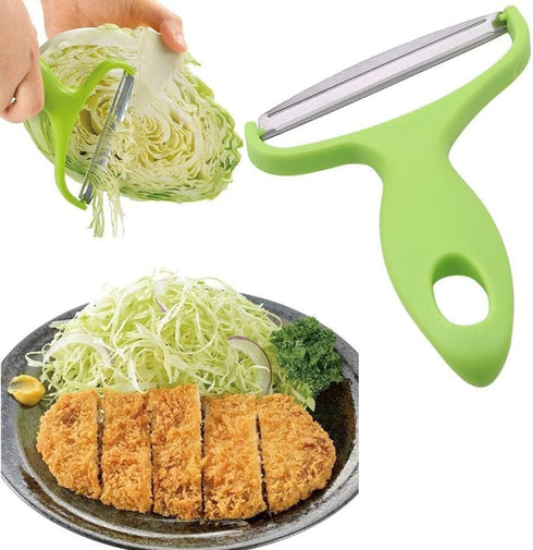 Vegetable Peeler Cabbage Cutting Machine MOANLMY shredded kitchen stainless steel peeling knife gadget shredded cabbage Coleslaw, a must-have tool...