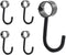 Stainless Steel Closet Rod Hooks, Heavy Duty Utility Hooks for Hanging Pots,Pans,Mugs,Towels,Oven Mitts,Adjustable J Typed Kitchen Hooks Fit for 2...
