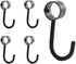 Stainless Steel Closet Rod Hooks, Heavy Duty Utility Hooks for Hanging Pots,Pans,Mugs,Towels,Oven Mitts,Adjustable J Typed Kitchen Hooks Fit for 2...