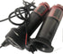 Style Universal Voltage Red Twist Throttle, 24V 36V 48V 3 Wire Twist Throttle Hand Grip for Electirc Scooter Bike, for E-Bike DIY Conversion Kit P...