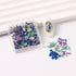 2 Box Dried Flowers Nail Art Stickers Natural Dried Flower Nail Decals 3D Colorful Dry Flowers Design Nail Art Supplies Mini Dried Floral Nail Sti...