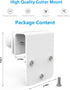 Gutter Mount for eufy Solocam S340, No Drill Outdoor Mount for eufy S340 Solar Camera (1 Pack, White)...