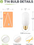 LED Light Bulb, 25W Equivalent, Soft Warm White 2700K, 3 Pack, E26 Base, 2W, Tubular, Dimmable, Milky Glass, T45, 200 Lumen, 90% Energy Saving, In...