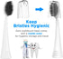 Replacement Toothbrush Heads with Covers for Burst (10 Count, White)...