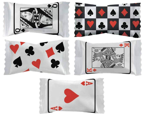 Fruidles Card Games Buttermints, Mint Candies, After Dinner Mints, Butter Mint Candy, Fat-Free, Kosher Certified, Individually Wrapped (55 Pieces)...