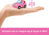 Barbie Mini BarbieLand Doll & Toy Vehicle Sets, 1.5-inch Doll & SUV with Color-Change Surprise & Tent Accessory...