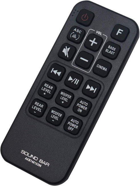 AKB74815396 Replace Soundbar Remote Control fit for LG Sound Bar Speaker SJ4R DJ4YS DJ4Y-S SH3B SH4Y SJ3 SJ4 SJ4Y SJ4Y-S SK4D SPH3B-W SPJ4-S...