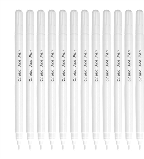 12PCS Water Erasable Fabric Marking Pen Disappearing Ink Fabric Marker Sewing Air Erasable Water Soluble Ink Pen for Embroidery Cross Stitch Handi...