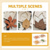 Kisangel Toddler Toys Preschool Puzzles 4pcs Wooden Leaf Shape Puzzle Leaf Wooden Jigsaw Puzzles Educational Learning Stem Toys for Birthday Early...
