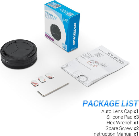 Auto Lens Cap for Sony ZV-1 II and ZV-1,No Vignetting Anti-dust Lightweight Camera Lens Cover for ZV-1 II ZV-1...