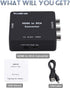 HDMI to RCA, HDMI to RCA Converter 1080P HDMI to 3RCA CVBs Composite Video Audio Converter Adapter Supports PAL/NTSC for TV Stick, Roku, Chromecas...