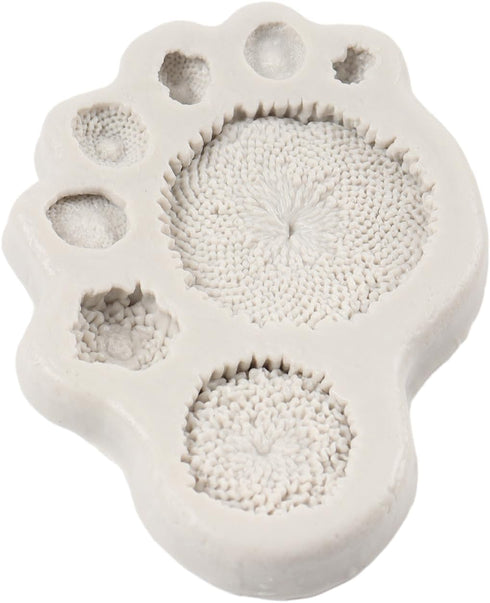 Sunflower Fondant Molds Sunflower Stamen Silicone Mold for Sunflower Cake Decoration Cupcake Topper Chocolate Candy Polymer Clay Gum Paste...
