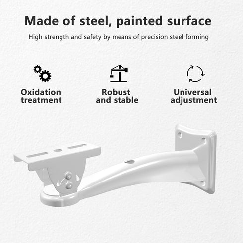 Mini Projector Wall Mount/Projector Hanger/CCTV Security Camera Housing Mounting Bracket(White) - for CCTV/Camera/Projector/Webcam...