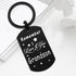Resdink Grandson Gifts from Grandma - I Love My Grandson Keychain Grandkid Black for Birthday Graduation Fathers Day...