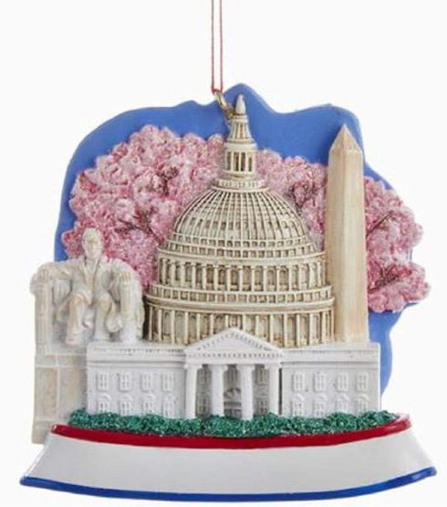 Kurt Adler Washington D.c. Scene Resin Christmas Ornament...