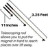 Magnet Pal MagnetStick 39" Telescoping Magnetic Pickup Tool, Retractable Magnet Pickup Tools, Picker Upper Grabber with Neodymium Anti-Rust Magnet...