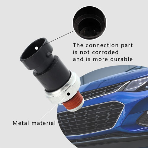 Oil Pressure Sensor Switch, Engine Oil Pressure Switch Compatible with Chevy Equinox Colorado Trailblazer, GMC Canyon Envoy, Buick Enclave Lacross...