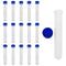 VAKTOK-Plastic centrifuge Tube Plastic Test Tubes Collection Tube with nut and Scale, Laboratory Plastic Frozen Round Bottom Vial Container -16pcs...