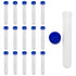 VAKTOK-Plastic centrifuge Tube Plastic Test Tubes Collection Tube with nut and Scale, Laboratory Plastic Frozen Round Bottom Vial Container -16pcs...