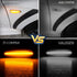 D-Lumina LED Side Marker Light Assembly Smoked Lens Sequential Blink Amber for Mitsubishi Lancer Evolution X Mirage Outlander Sport Front Fender S...