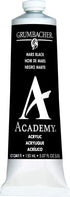 Grumbacher Academy Acrylic Paint, 150ml/5.07 oz Metal Tube, Mars Black (C13411)...