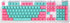Catekro PBT Keycaps, 104 Keys Standard Doubleshot Keycap Set, OEM Profile, Translucent Keycaps for DIY Mechanical Keyboard(Cyan+Pink)...