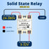 SSR-60DA Input 3-32V DC Solid State Relay to Output 24-380V AC 60A Semi-Conductor Relay 2PCS...