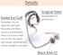 Chain Linked Upper Ear Stud Punk Sword Dangle Surgical Steel Helix Cartilage to Lobe Stud Earring...