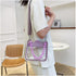 Clear Evening Purses Mini Clutch Bags Women's Crossbody Rhinestone Handbags Shiny Shoulder Bag...