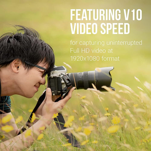 PNY 32GB Elite Class 10 U1 V10 SDHC Flash Memory Card 2-Pack - 100MB/s, Class 10, U1, V10, Full HD, UHS-I, Full Size SD...