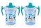 NUK Evolution Soft Spout Learner Cup (Blue Monkey, 2 Pack)...