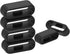 Fastener Rings Compatible for Garmin vivosport/Approach X10,X40/Forerunner 255S,265S,45S/Venu 2S,3S/Vivoactive 4S Bands Black Rubber Replacement S...