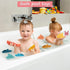 7pcs Baby Bath Toys, Cute Colorful Bathtub Water Toys Silicone Bath Toys for Boys Girls Kids Silicone Animal Bath Toys Squeeze Spray Bath Toys Bat...