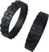 FDXGYH 2 Pcs Replacement Tires Black Anti-Slip Wheel Tires Accessories for Sweeper/Cleaning Robot...
