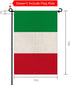 Italy Flag Italian Garden Flags 12x18 Double-Sided Small Burlap Yard Flag Decorations for Outdoors(Italy)...