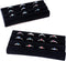 Super Z Outlet Black Velvet Ring Trays Accessory Foam Pads for Jewelry Showcase, Storage Displays, Home Organization & Decoration (2 Pack)...