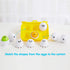 Kidoozie Peek N Peep Eggs - Mentally Stimulating Sorting & Stacking Toy for Ages 1 and Up - A Fun Way to Build Hand-Eye Coordinaton!...
