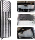 Windshield Flag Sunshade Sun Shade Heat Shield Sun Visor Mat Compatible with Jeep Wrangler Rubicon Sahara TJ JK JKU 2 Door & 4 Door...