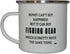 Rogue River Tactical Funny Fishing Camp Mug Enamel Camping Coffee Cup Gift Money Happiness Fishing Gear Fisherman Fish...