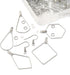36PCS Beading Earring Hoop Stainless Steel Earring Hoop Bulk Fish Hooks Earrings DIY Earrings Supplies Kit for Jewelry Making…...