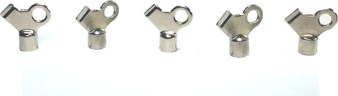Radiator Bleeding Air Valve Key Chrome Plated Lot of 5...