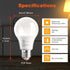 VOLIVO 12 Pack A19 LED Light Bulbs, Daylight 5000K, 9W(60 Watt Equivalent), 800 Lumens, 120V, E26 Standard Base, Non-Dimmable LED Bulb, UL Listed ...
