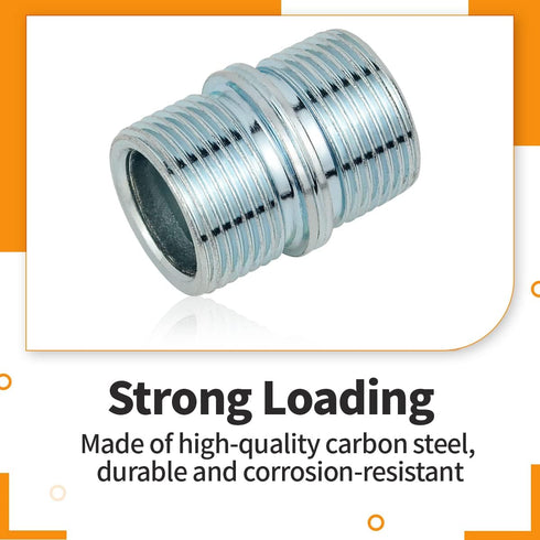 1 Inch / 25.4mm Metal Rack Connector - 4 PCS Shelving Threaded Pole Connectors for Extending Wire Rack Shelving...