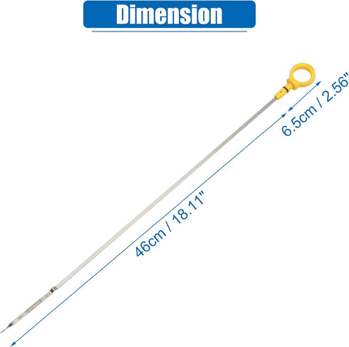 X AUTOHAUX 1 Pcs Engine Oil Dipstick Engine Oil Fluid Level Dipstick for Chrysler Sebring GTC Limited TSi Touring 2.7L V6 - Gas 2006 No.4792385AB...