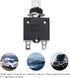 30 Amps Thermal Circuit Breaker, Thermal Overload Protector Push Button Manual Reset Circuit Breaker 32V DC 125/250V AC 30A 3Pcs...
