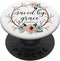 Saved By Grace Ephesians 2:5 Pink Blue Floral Bible PopSockets Adhesive PopGrip...