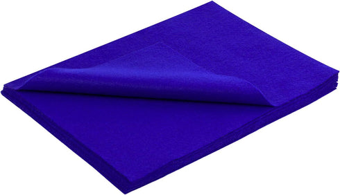 Hygloss Products Craft Felt Sheets 9" x 12", Blue, (Pack of 12)...