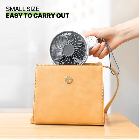 Magshion 3-Inch Battery Operated Rechargeable Fan Portable Handheld Personal Fan...