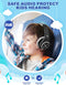 Kids Bluetooth Headphones 85db/110db Volume Limit Wireless/Wired Aux Port Foldable Noise Protection Over-Ear Build-in Mic Headphones for Kids Adul...