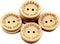 100 Pcs Wooden Buttons Handmade with Love Round Sewing Button 2 Holes Crafts Decor Button DIY Craft Supplies (25MM)...